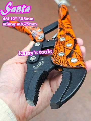 Kìm bấm chết 12 inch dài 305mm mở tối đa 75mm Santa 87-112