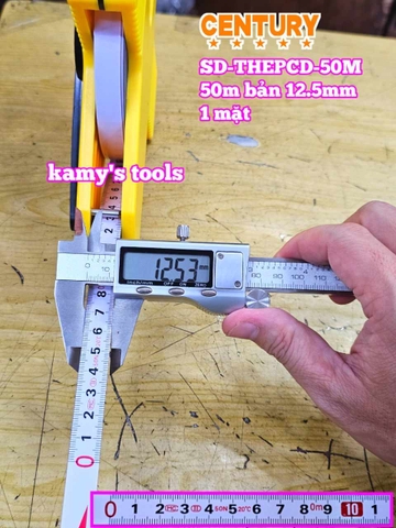 Thước cuộn thép thước kéo có tay cầm 50M Century SD-THEPCD-50M