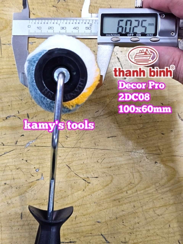 Cọ lăn sơn Decor Pro 3 màu Thanh Bình 100x60mm 2DC08