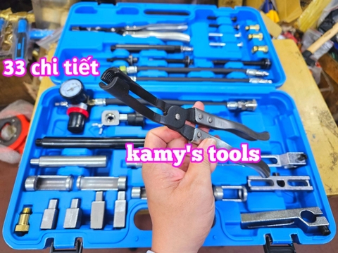 Dụng cụ cảo vam tháo lò xo xupap thay phớt ghít trực tiếp 33 chi tiết kamytools VSCR-33