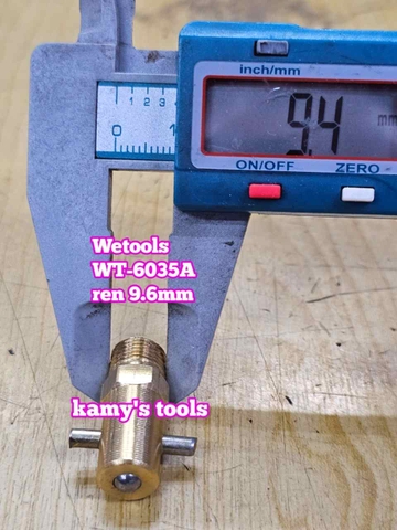 Vú mỡ ngạnh Wetools ren 9.6mm WT-6053A 13mm WT-6053B