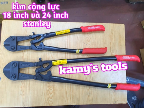 Kéo cắt sắt cộng lực Stanley 18 inch 457mm 24 inch 605mm model 14-318-S và 14-324-S