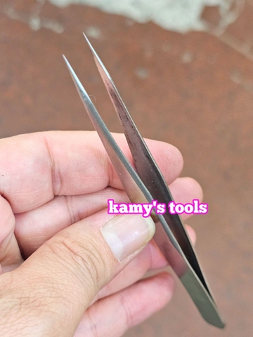 Nhíp gắp linh kiện điện tử, nhặt lông yến thép không rỉ inox