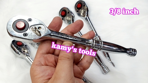 Cần tuýp tự động đảo chiều 3/8 inch cao cấp 24 răng, cần tự động đảo chiều