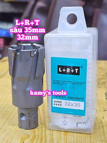 Mũi khoan từ có hợp kim L+R+T dài 35mm cỡ 32mm 35mm 36mm 38mm 40mm