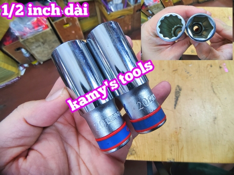 Tuýp Trắng 1/2 inch Dài 77mm Kingtony 8-32mm Model 4230/4235 bán lẻ từng cái