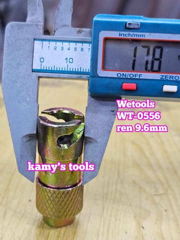 Đầu bơm mỡ ngạnh Wetools WT-0556 ren 9.6mm