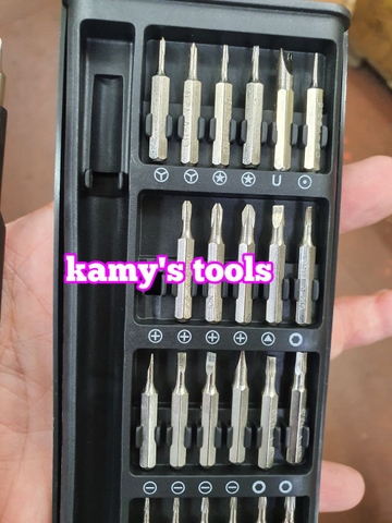 Bộ tua vít nam châm 24 chi tiết 6024 bằng thép sửa chữa điện thoại laptop máy móc tiện dụng đa năng