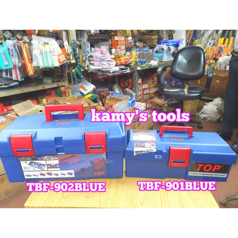 Thùng đồ nghề nhựa TOP TBF-901BLUE và TBF-902BLUE