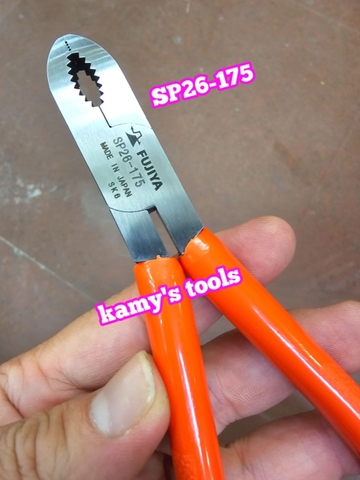 SP26-175 Kìm vặn đầu ốc vít bị hư đầu Fujiya 7 inch 175mm mở từ M2-M6