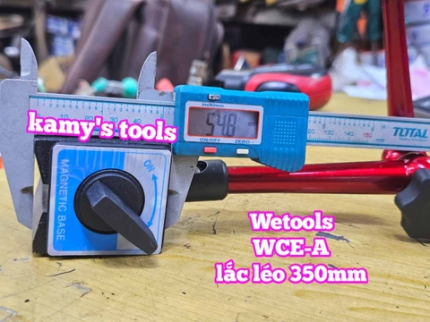 Chân đế từ nam châm gá đồng hồ so lắc léo dài 350mm WCE-A Wetools