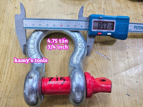 Ma ní omega 4.75 tấn 3/4 inch đường kính ty ren 21mm