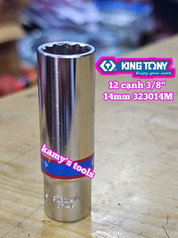 Đầu tuýp 3/8 inch 12 cạnh Kingtony 7mm 8mm 10mm 12mm 13mm 14mm 17mm 323007M 323008M 323010M 323012M 323013M 323014M 323017M