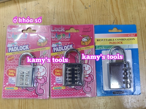 Ổ khóa mã số chất liệu hợp kim thép bền bỉ an toàn 8 số 10 số CJSJ