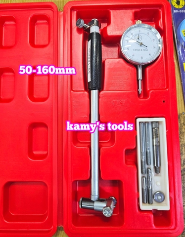 50-160mm Đồng hồ đo lỗ trong xy lanh chính xác độ sai số 0.01mm