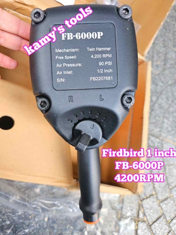 Máy siết bulong tháo mở ốc bằng hơi khí nén Firebird 1 inch FB-6000P