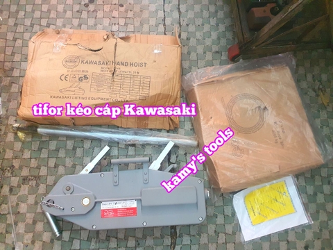 Tifor ti phô kéo cáp Kawasaki 1.6 tấn 3.2 tấn NHS-1600 NHS-3200 chính hãng