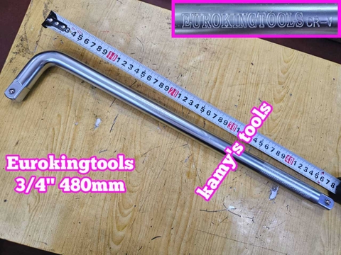 Cần tuýp cong L 3/4 inch Eurokingtools dài 480mm ERK-L0319