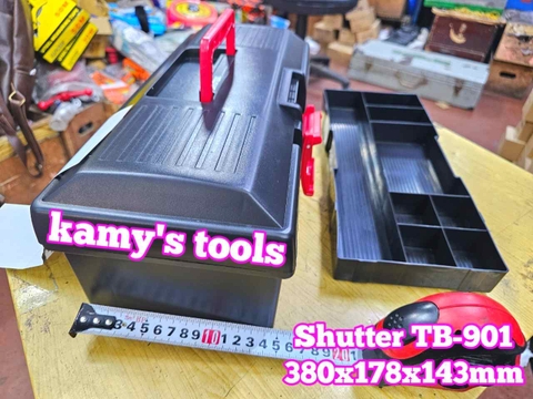 Thùng đồ nghề Shuter TB-901 kích cỡ 380x178x143mm cao cấp Đài Loan
