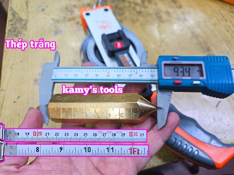 Thước đo dầu 5 mét 10 mét 15 mét 20 mét 30 mét thép trắng Lion