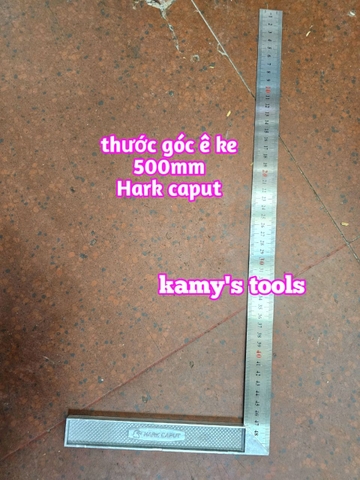 Thước ê ke đo góc vuông 25cm 30cm 50cm Hark Caput 250mm 300mm 500mm