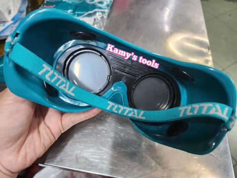 Kính hàn 2 lớp Total TSP303 mặt nạ hàn điện, hồ quang, cắt kim loại, bền chắc chịu nhiệt cao, 2 tròng