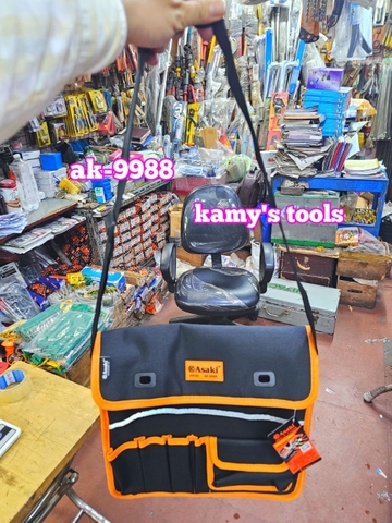 AK-9988 Túi xách đựng dụng cụ đồ nghề đa năng Asaki 350x110x335mm