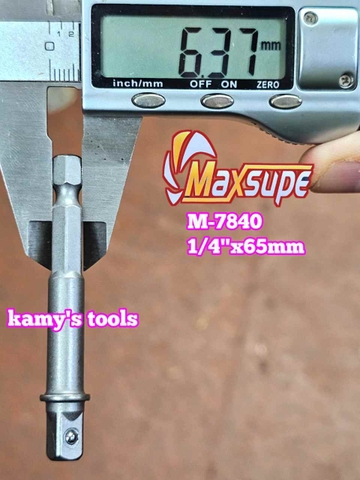 Đầu chuyển tuýp từ bắn vít sang bulong 1/4 inch và 1/2 inch Maxsupe M-7840 M-7841