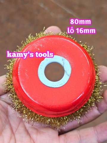 Chén cước bánh cước đánh rỉ sắt dày 3cm đường kính 80mm lỗ 16mm