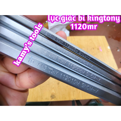 Lục giác bi Kingtony 1.5mm 2mm 2.5mm 3mm 4mm 5mm 6mm 8mm 10mm 112015MR 112002MR 112025MR 112003MR 112004MR 112005MR 112006MR 112008MR 112010MR