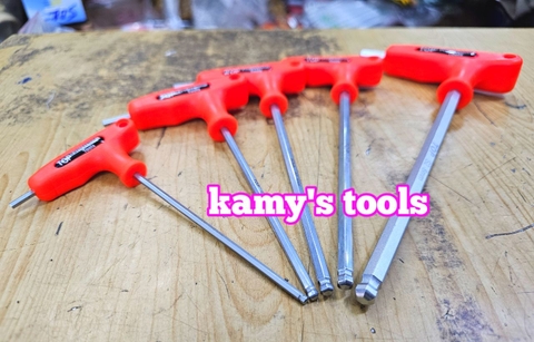 Lục giác bi cán chữ T TOP 3mm 4mm 5mm 6mm 8mm AWT-60203 AWT-60204 AWT-60205 AWT-60206 AWT-60208