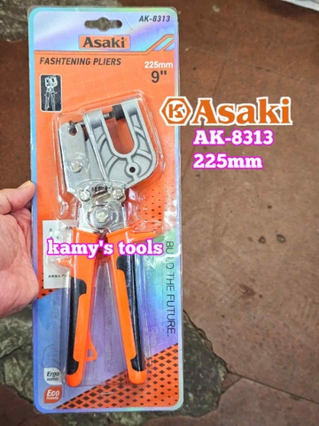 Kìm bấm đột lỗ cố định nối khung xương thạch cao Asaki 10 inch AK-8313