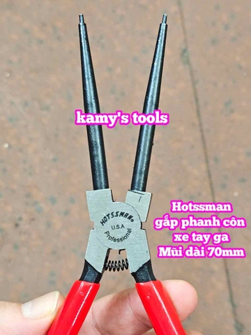 Kìm phe gắp phanh côn xe tay ga bi 6902 Hotssman 9 inch 225mm mũi dài 70mm