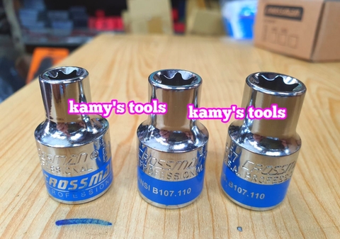 Đầu tuýp đầu khẩu E 1/2 inch Crossman E10 E11 E12 E14 E16 E18 E20 E22 E24