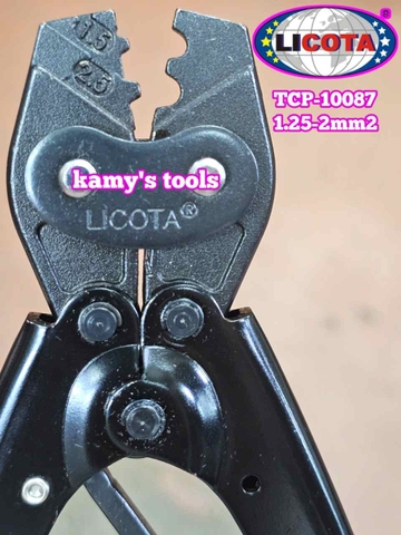 Kìm bấm cos Licota TCP-10087 dài 200mm 1.25-2mm2