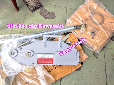 Tifor ti phô kéo cáp Kawasaki 1.6 tấn 3.2 tấn NHS-1600 NHS-3200 chính hãng