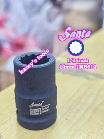 Đầu tuýp 1/2 inch 12 cạnh Santa 8mm 10mm 12mm 13mm 14mm IMB608 IMB610 IMB612 IMB613 IMB614