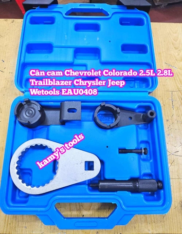 Bộ dụng cụ cân cam dưỡng đặt cam xe Chevrolet Colorado Trailblazer Chrysler Jeep 2.5L 2.8L 5 chi tiết Wetools EAU0408