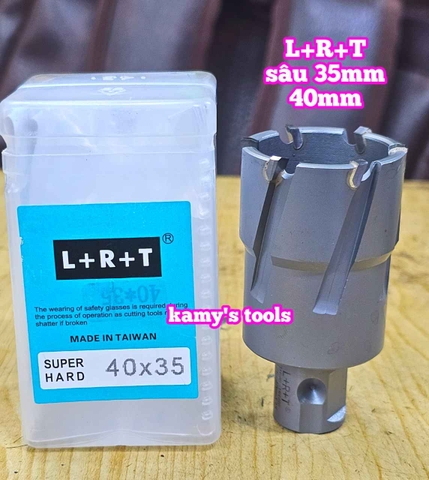 Mũi khoan từ có hợp kim L+R+T dài 35mm cỡ 32mm 35mm 36mm 38mm 40mm