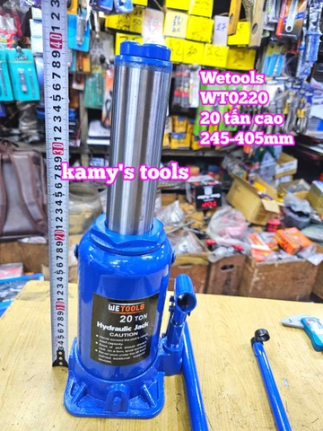 Kích con đội thuỷ lực 20 tấn cao Wetools WT0220 245mm-468mm