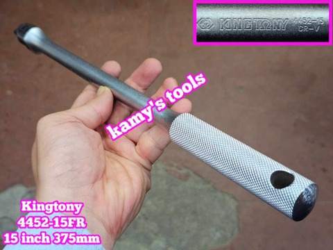 Cần tuýp siết đầu lắc léo cần mạnh 1/2 inch Kingtony dài 15 inch 375mm 4452-15FR