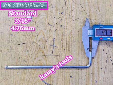 Lục giác bi hệ inch Standard 3/16 inch 4.76mm dài 165x32mm STD-68336