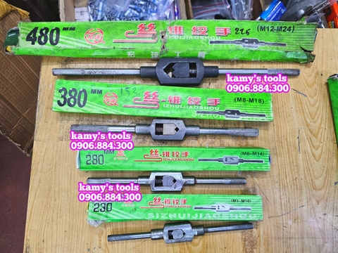 Tay quay taro tạo ren trong M3-M10, M6-M14, M8-M18, M12-M24