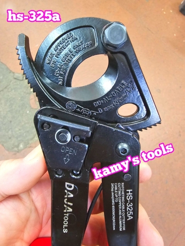 Kìm cắt cáp nhông DAJA HS-325A cắt đồng nhôm 240mm2 tương đương 32mm