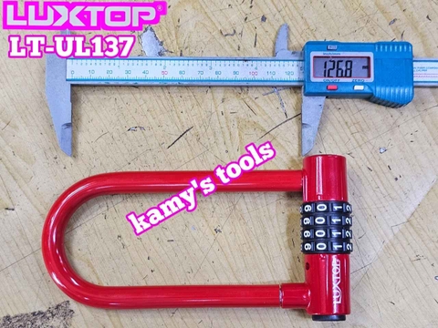 Ổ khóa số mật mã chữ U 4 chữ số Luxtop LT-UL137 càng dài 127mm