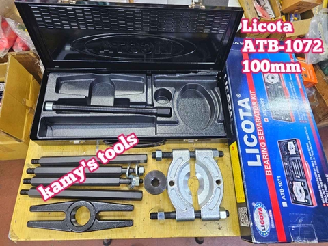 Bộ cảo đĩa vam tháo mở bạc đạn 100mm Licota ATB-1072