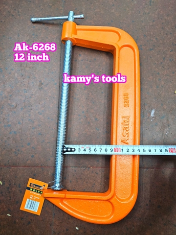 Cảo chữ C Asaki 12 inch 300mm Asaki AK-6268