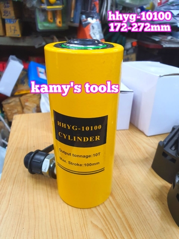 HHYG-10100 Kích thủy lực 10 tấn hành trình 100mm TLP 172mm-272mm có ron che bụi