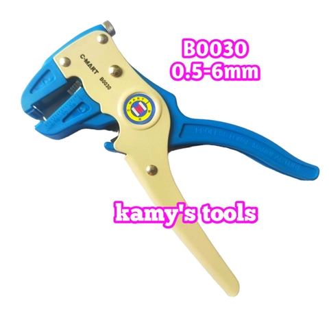 B0030 Kìm tuốt dây cắt và lột vỏ dây điện tự động C-mart 0.5~6.0mm