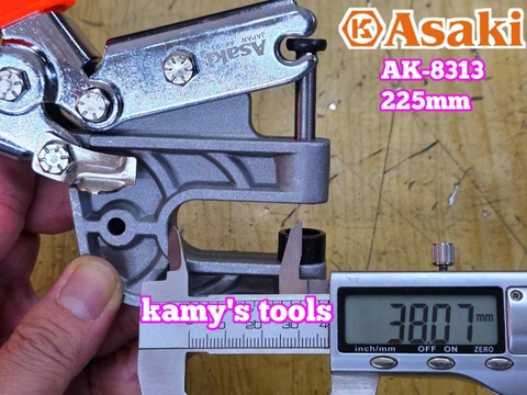 Kìm bấm đột lỗ cố định nối khung xương thạch cao Asaki 10 inch AK-8313